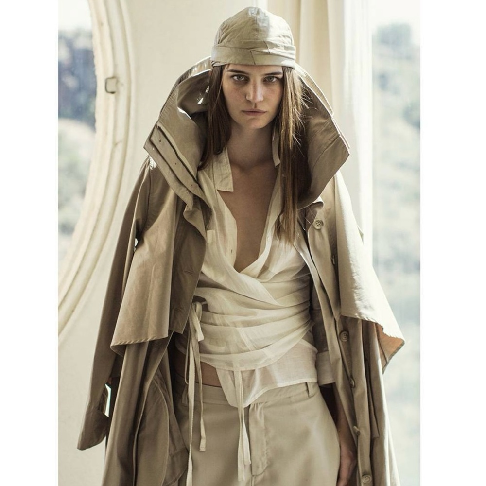 Nicholas K Farley tan trench coat size xsmall Free People